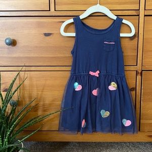 Carter’s sequin hearts & tulle dress